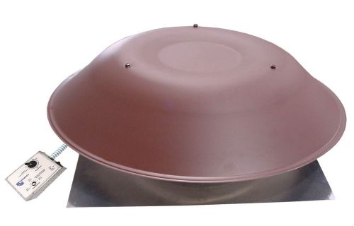 Lomanco 2000brown 3.4 amp power roof ventilator - brown for sale