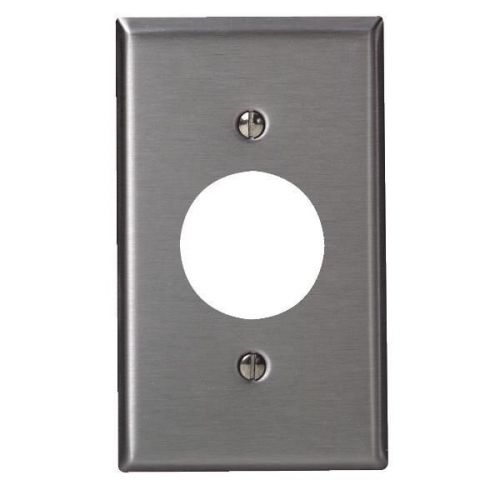 Single Stainless Steel Outlet Wall Plate-SS 1-OUTLET WALL PLATE