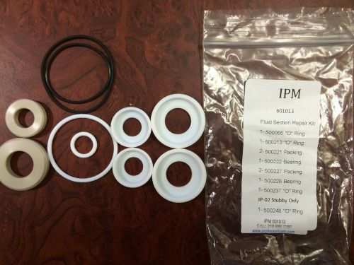 Ipm ip02 transfer pump fluid section repair kit 601013 for sale