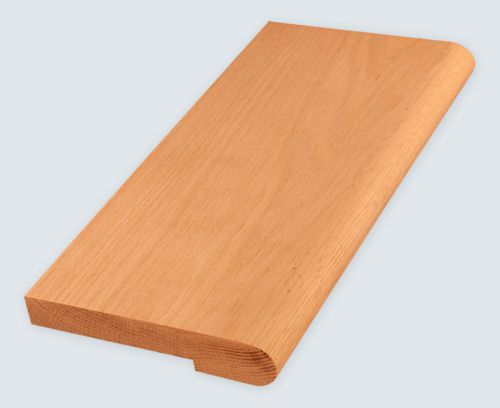 OAK Landing Nosing 1-1/16&#034; x 5-1/2&#034; x Lineal Foot- Stair Parts MADE TO ORDER