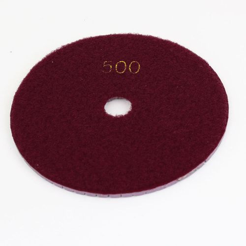Marble stone 500 grit wet dry diamond buffer polishing pad disc red for sale
