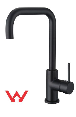 Traditional Design - Matte Black Kitchen Mixer Swivel Tap - WELS and Watermark