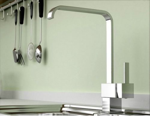 chrome faucet bathroom sink basin tap kitchen swivel mixer hk001