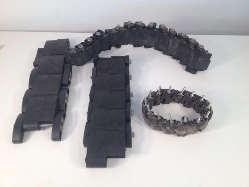 Link seal mix lot 25 plus links - ls315, 425, 410 iron pipe rubber clamp for sale