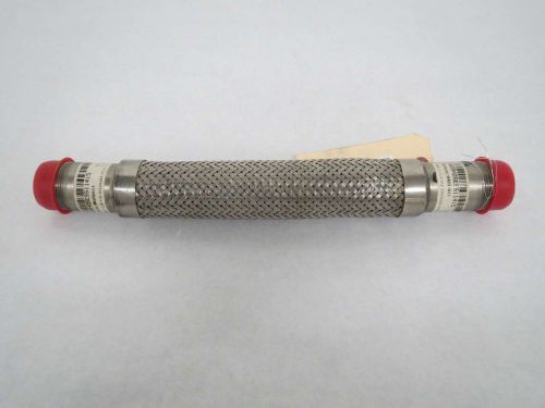 New mnpt c/w braided hose stainless fitting flex size 1-1/4x15in b362664 for sale