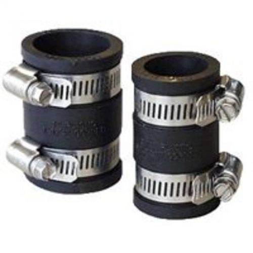 3/4&#034; condensate pipe connector fernco, inc. rubber flex fittings p1056-075 tan for sale