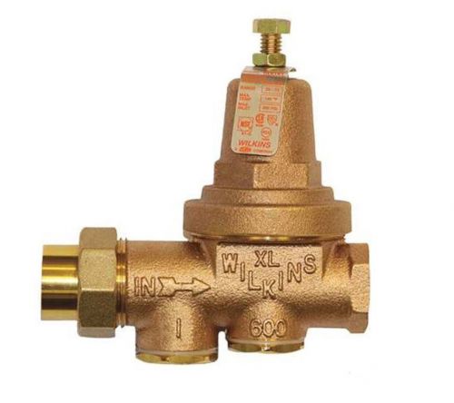 1&#034; wilkins 600xl water pressure reducing valve, integral strainer &amp; by-pass for sale
