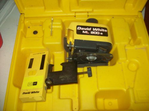 David White ML-200 Laser Level for Parts or Repair