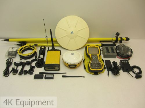 Trimble sps852 &amp; sps882 base/rover gnss gps receiver kit w/ tsc3, 900 mhz radios for sale