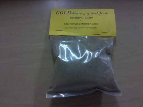 Gold Bearing Gravel Bag