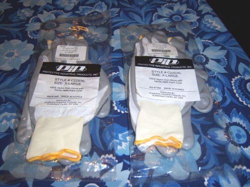 2 PIP Protective Industrial Products Nitrile Coated Nylon Gloves X Large 92429