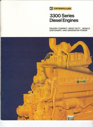 Equipment Brochure - Caterpillar - 3300 Series - Diesel Engine (EB294)