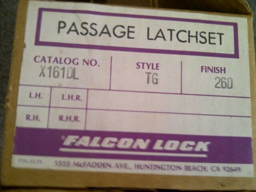 Falcon lock passage latchset door knob closet type 12