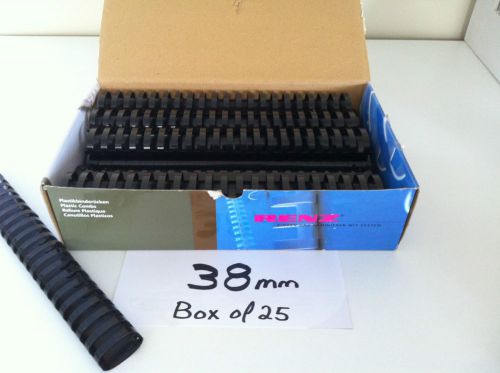 38mm Plastic Binding Combs 21 Ring (Box of 25)