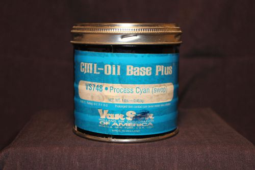 1 lb - Van Son - Commercial Offest Printing Ink - VS748 - Process Cyan (SWOP)