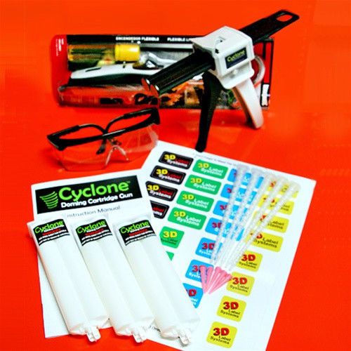 Cyclone gun doming test kit 3d decal for sale