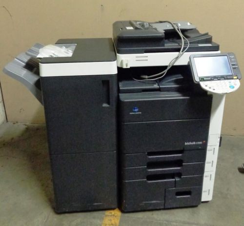 Konica minolta bizhub c550 network workgroup printer scanner fax | up to 45 ppm for sale