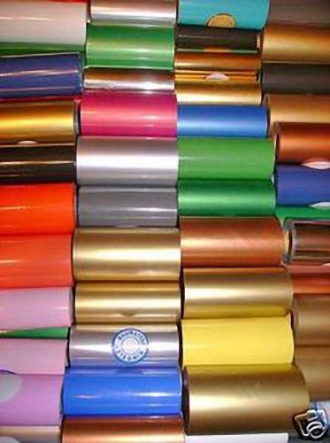 Hot stamp stamping foil kingsley howard  12 assorted colors 2&#034;x100&#039; on 1/2&#034; core for sale