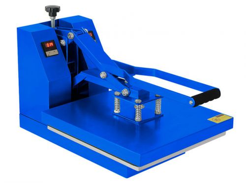 T-shirt heat transfer press sublimation machine 15 x 15 blue for sale
