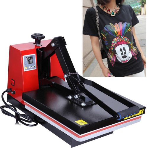 Digital heat press transfer t-shirt hat bag plate sublimation machine 15 x 15 for sale