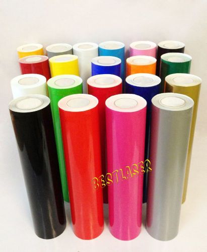 Vinyl rolls adhesive film car warp wall sticker 9 colors for craft cut 1mx0.6m for sale