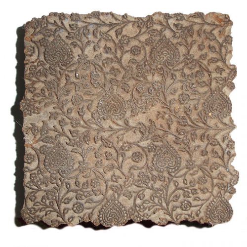 Vintage printing wooden carved blocks textile old stamp fabric saree used blocks for sale