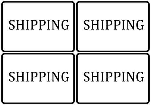 Shipping Sign Sales Packaging Area Warehouse Department Sign Set Of 4 Signs s90