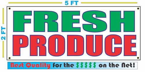 FRESH PRODUCE Banner Sign NEW Larger Size Best Quality for The $$$