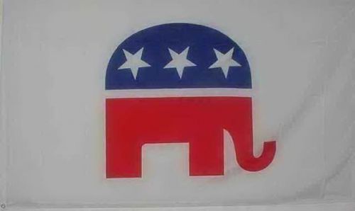 National Republican Party Official Flag 3&#039;x5&#039; Horizontal GOP Banner