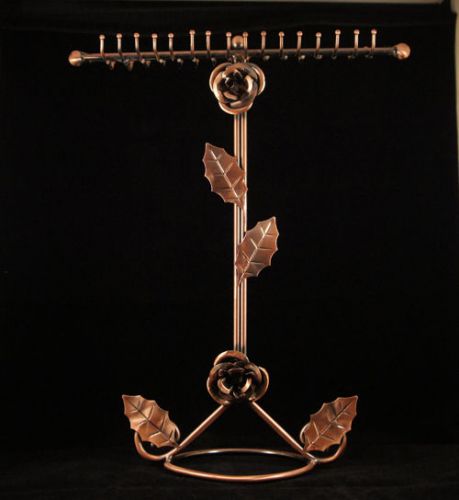 Bronze metal necklace bracelet chain showcase jewellery display stand holder
