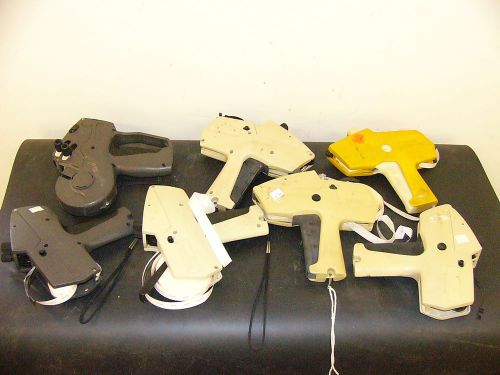 Lot of 7 Pricing Guns and Labels