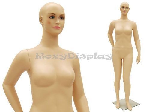 Plus size female mannequin fiberglass pretty face elegant looking #mc-w3 for sale