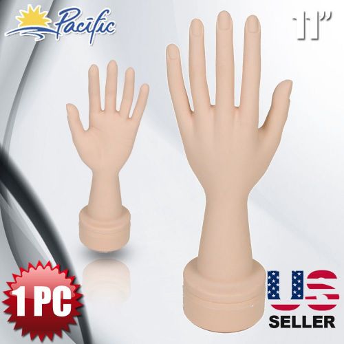 Mannequin movable Flexible Hand Display Jewelry Bracelet nail ring holder left