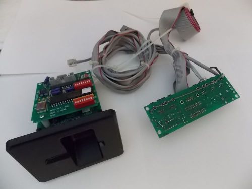 The magtek 21065074 insertion serial card reader with kiosk junction board v2.02 for sale