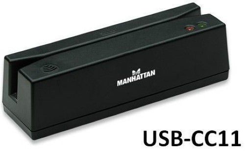 USB Magnetic Card Strip Triple Track Reader 460255, CablesOnline USB-CC11