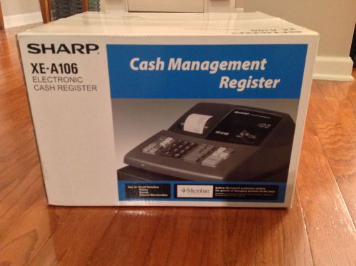 Sharp XE-A106 Cash Management Register BRAND NEW IN BOX