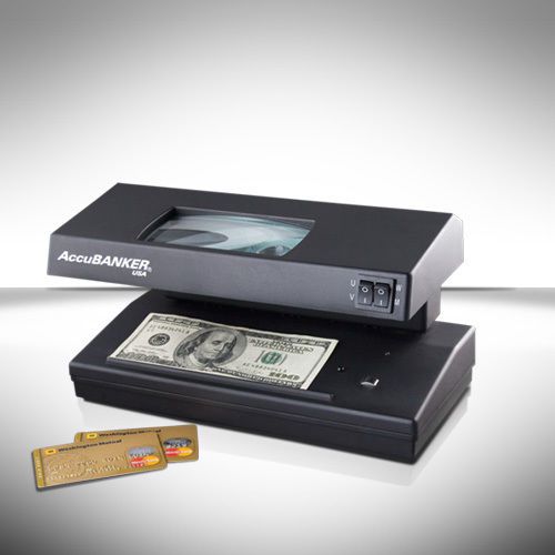 Accubanker d66 counterfeit money detector uv mg wm mp new for sale