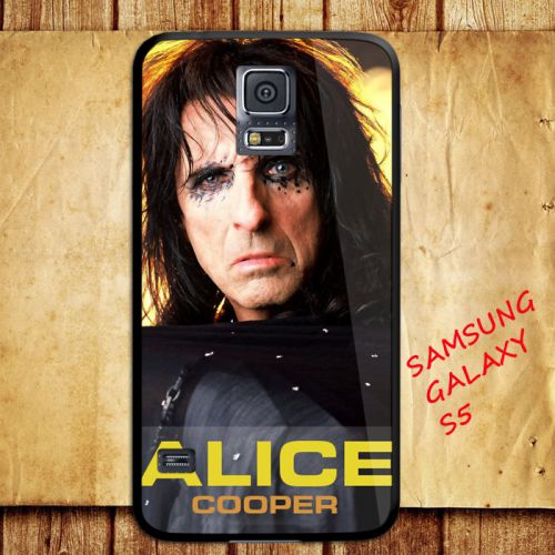 iPhone and Samsung Galaxy - Alice Cooper Rock Singer Songwriter - Case