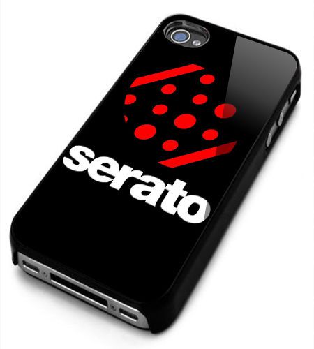 Serato dj logo iphone 4/4s/5/5s/5c/6/6+ black hard case for sale