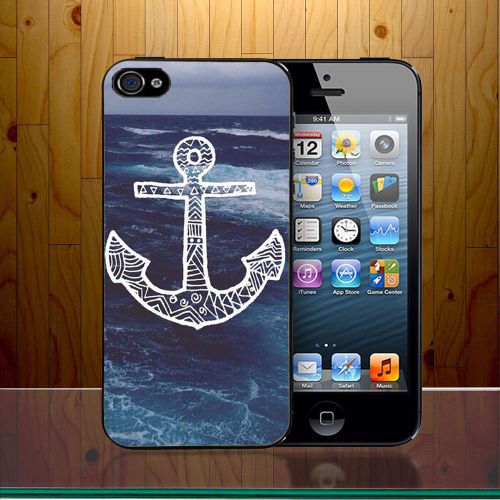 New Anchor Aztec Pattern Style Life Ship Case cover For iPhone and Samsung