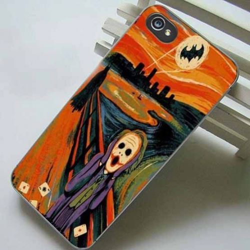 Samsung Galaxy and Iphone Case - Joker And Batman Painted Van Gogh Starry Night