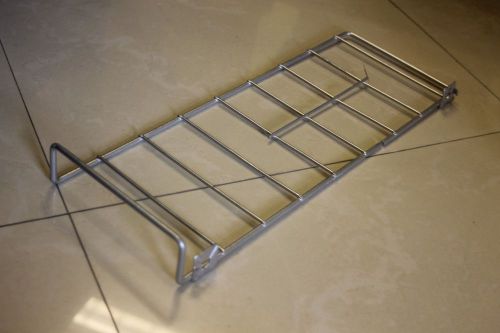 Lot of 10 Silver LEFT Lipped Shelf Dividers for Gondola -6&#034; High,17&#034; Deep- USED
