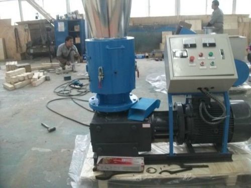 Small industrial pellet mill roller rotating 30kw 500 kg/h pellet press for sale