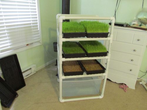 6 Tray Space Saver Automated Fodder System - Complete Plans