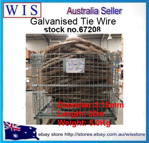 Galvanised tie wire 5kg,3.15mm,80m(l)-soft tie wire fencing wire for mesh-67206 for sale
