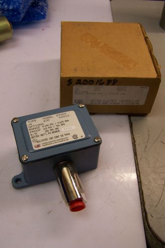 NEW UNITED ELECTRIC PRESSURE SWITCH RANGE 0-100 PSI 480 VAC 15 AMP J6-230