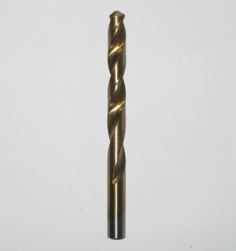 New 31/64&#034; titanium nitride high speed steel drill bit 5-3/4&#034; oal; $1 off 2nd+ for sale