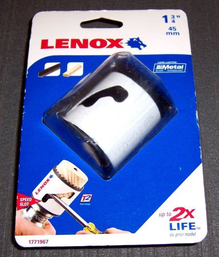Lenox tools 1771967 1-3/4&#034; bi-metal speed slot hole saw for sale