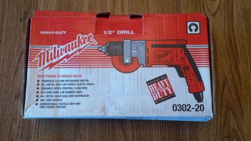 Milwaukee Heavy-Duty 1/2&#034; Drill Model 0302-20