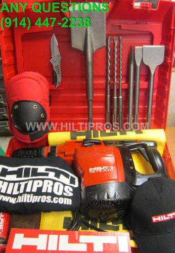 HILTI TE 76-ATC (230-V) HAMMER DRILL, EXCELLENT CONDITION, FREE BITS &amp; CHISELS